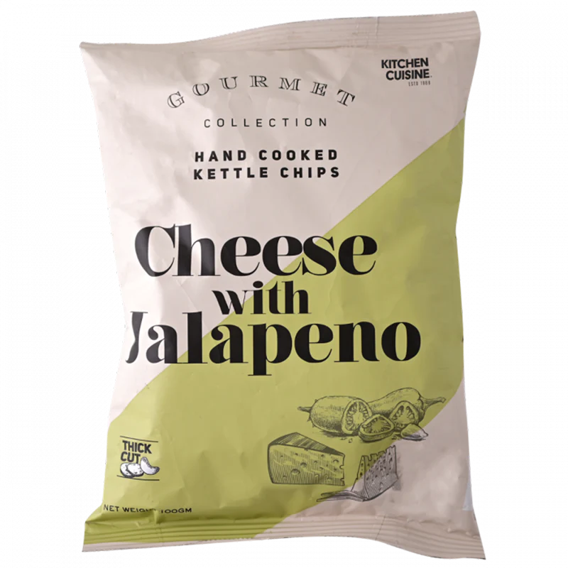 Kitchen Cuisine Gourmet Cheese With Jalapeno 100gm