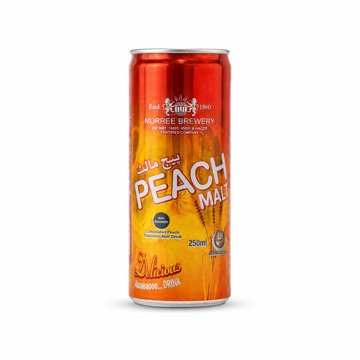 MB Peach Malt (Can) - 250ml · Default Title