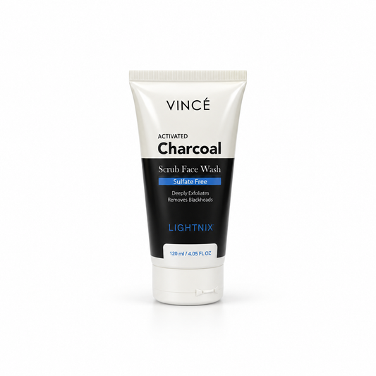 Vince Charcol Scrub Face Wash - 120ml · Default Title