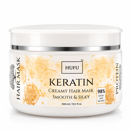 Hufu Keratin Smooth & Silky Hair Mask -300ml · Default Title