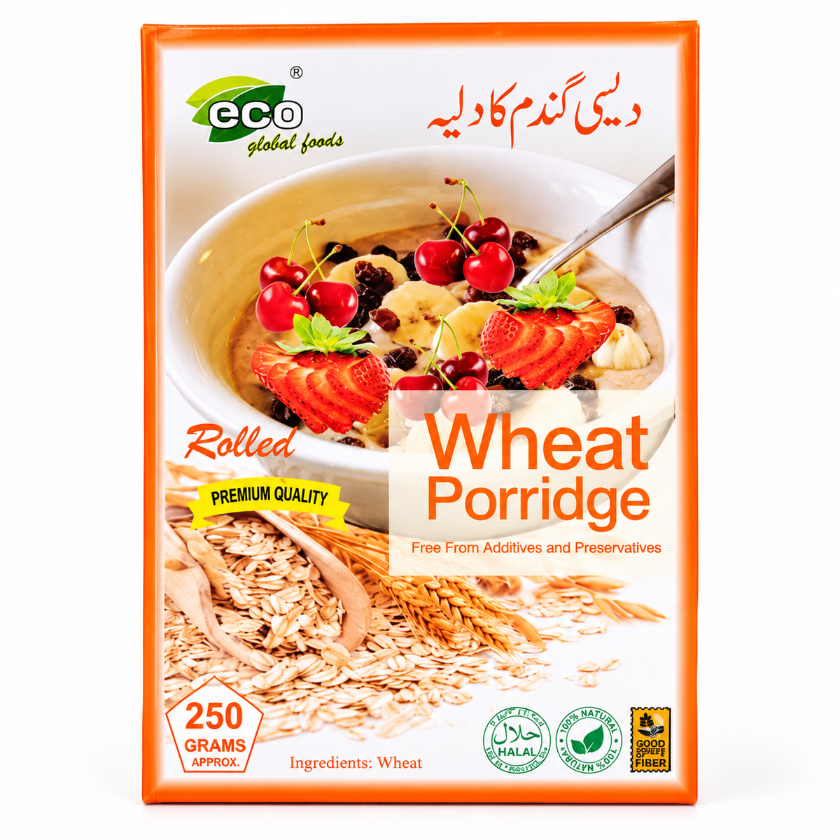 Eco Rolled Wheat Porridge -250g · Default Title
