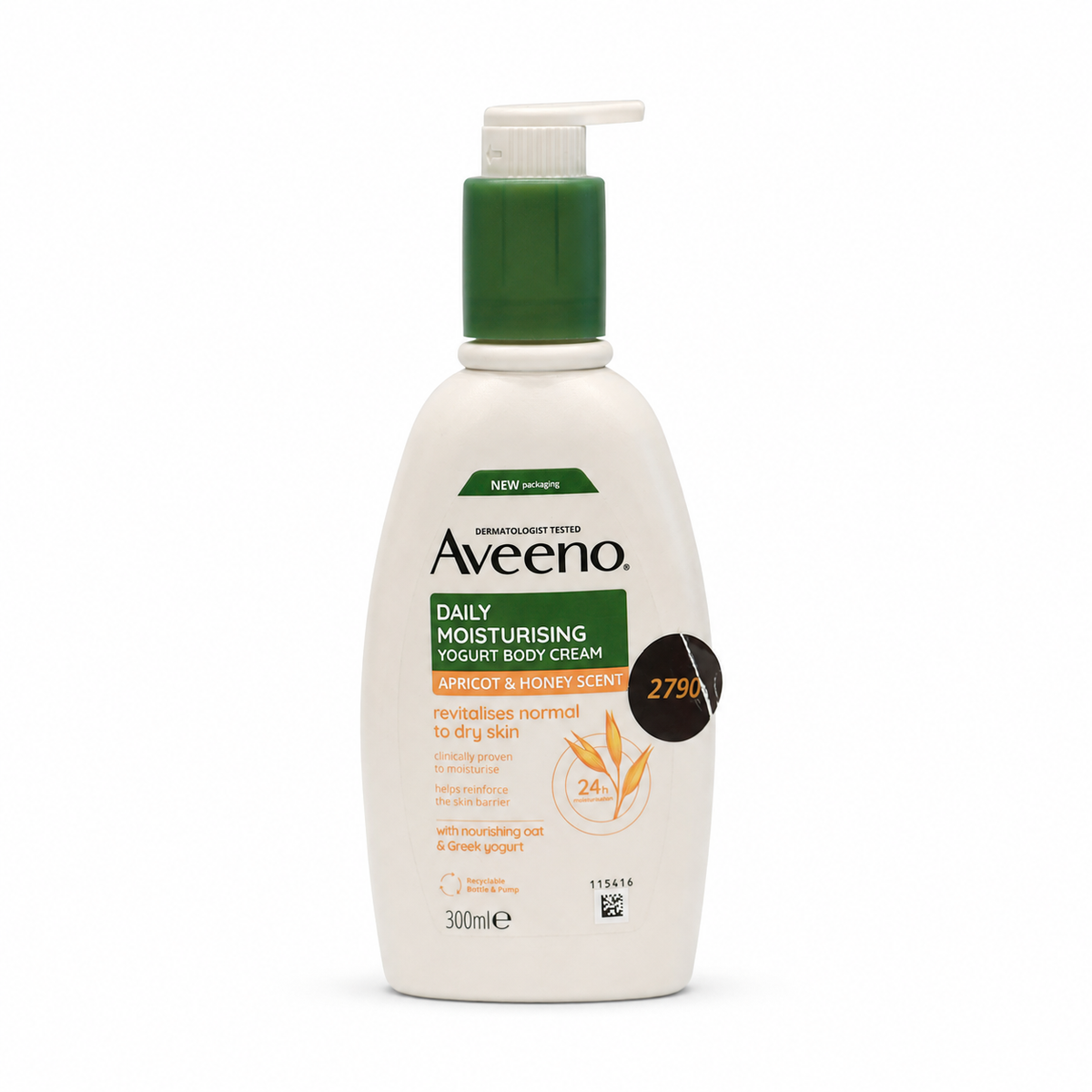Aveeno Vanilla & Oat Scent Body Cream - 300ml · Default Title
