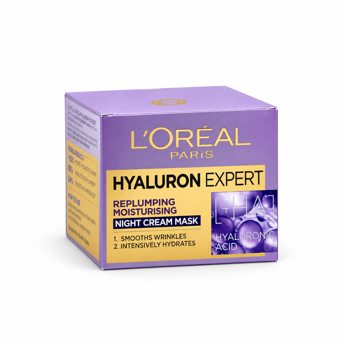 Loreal Paris Hyaluron Expert Night Cream Mask - 50ml · Default Title