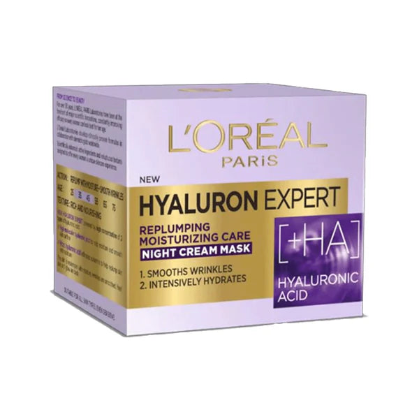 Loreal Paris Hyaluron Expert Night Cream Mask - 50ml