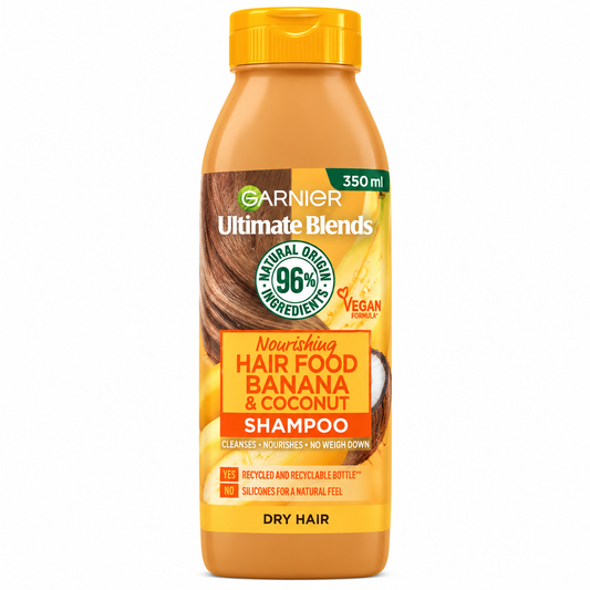 Garnier Hair Food Shampoo Banana & Coconut -350ml- · Default Title