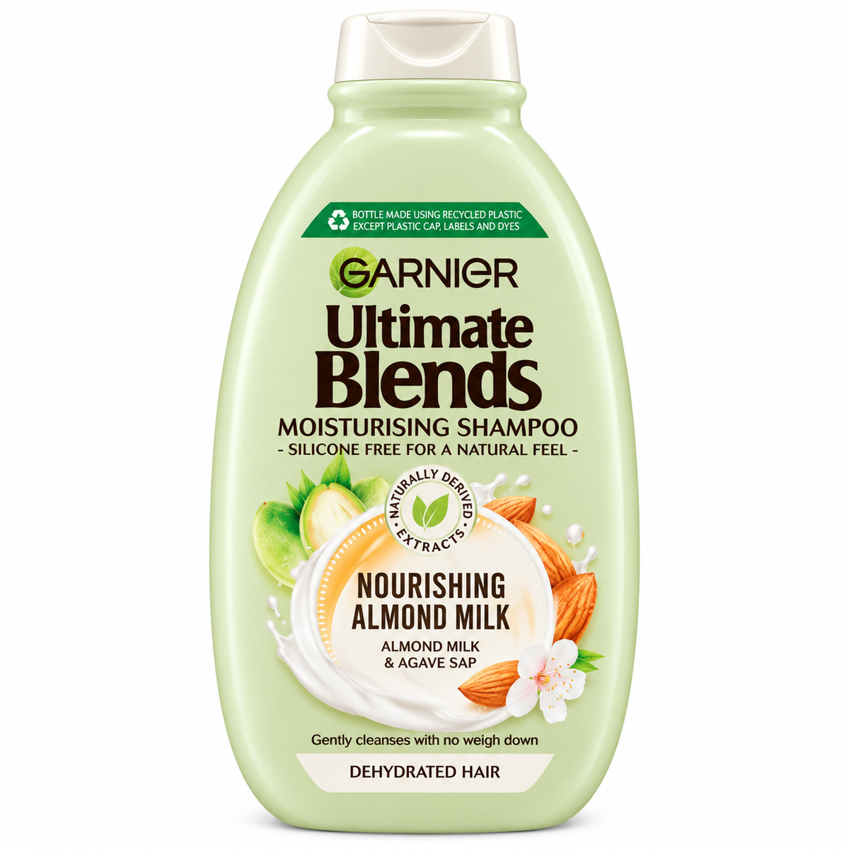 Garnier Ultimate Blends Nourishing Almond Milk Shampoo - 400ml · Default Title