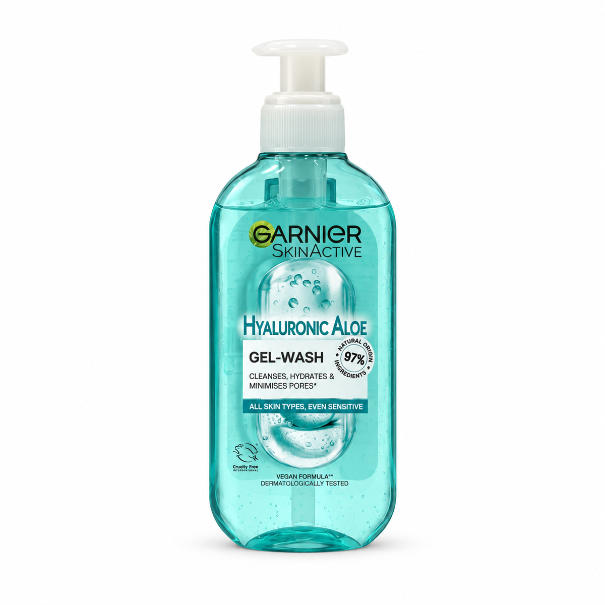 Garnier Hyaluronic Aloe Gel-Wash - 200ml · Default Title