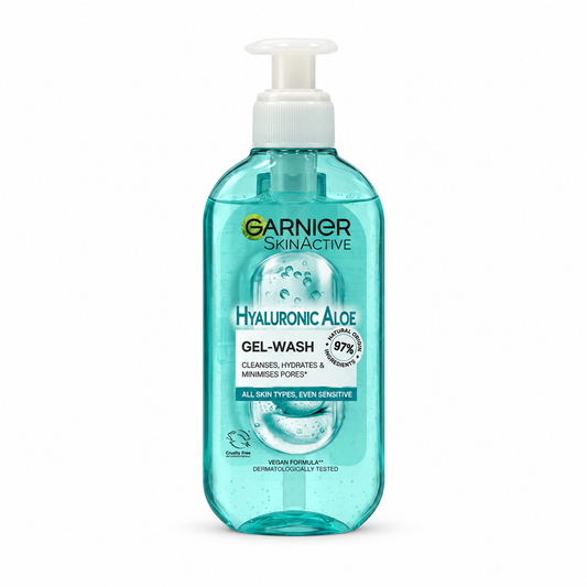 Garnier Hyaluronic Aloe Gel-Wash - 200ml · Default Title