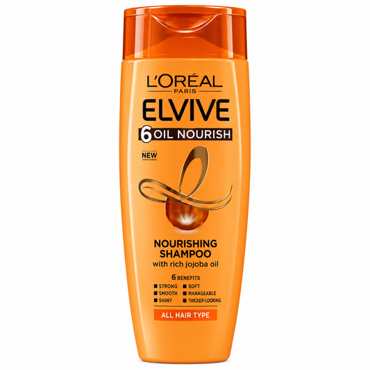 L'oreal Elvive 6 Oil Nourish Shampoo -175ml · Default Title