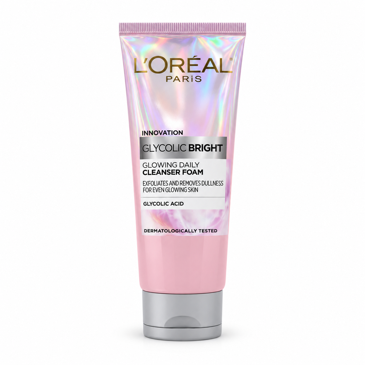 L'oreal Glycolic Bright Cleanser Foam -100ml · Default Title