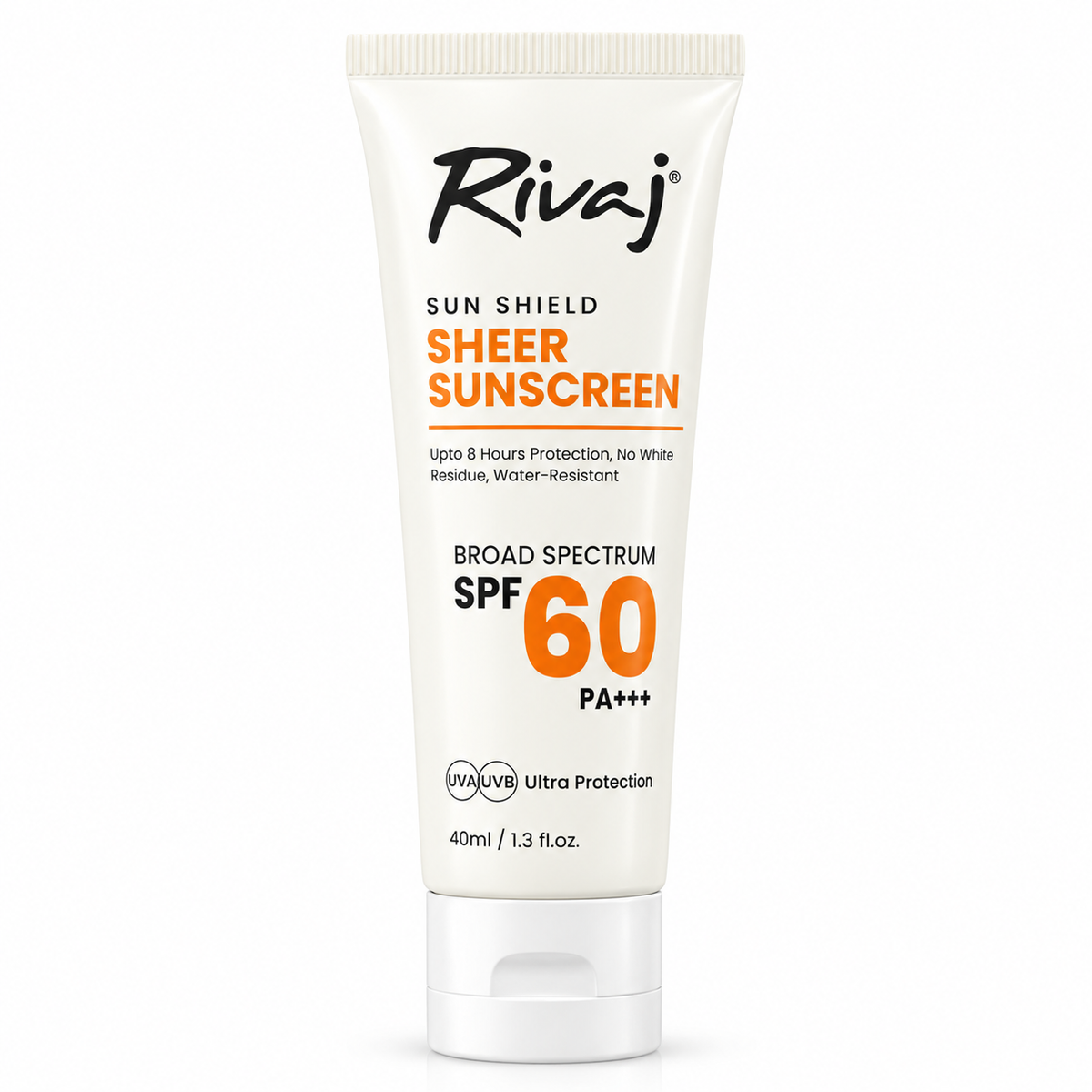 Rivaj Sun Shield Sheer Sunscreen 40ML ( Spf 60 ) · Default Title