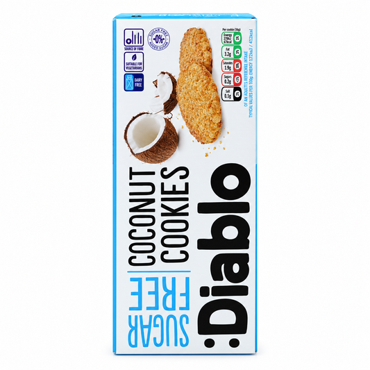 Diablo Sugar Free Coconut Cookies 150Gm · Default Title