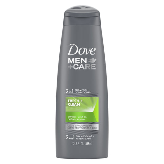 Dove Men Shampoo Fresh & Clean 2in1 -355ml-