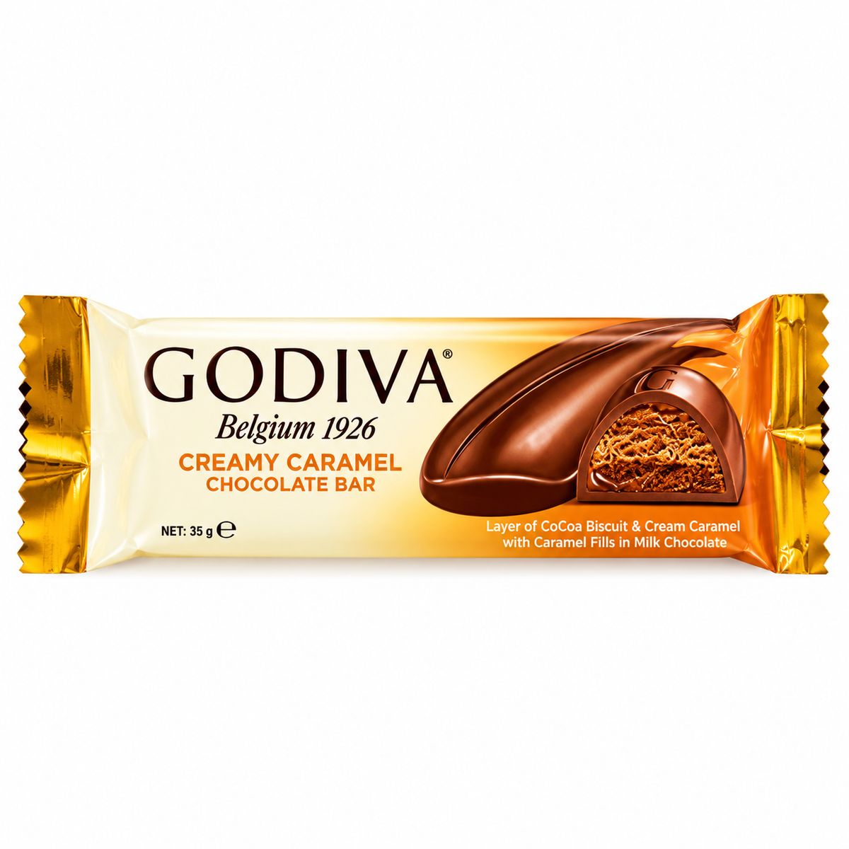 Godiva Creamy Caramel Chocolate -35g · Default Title