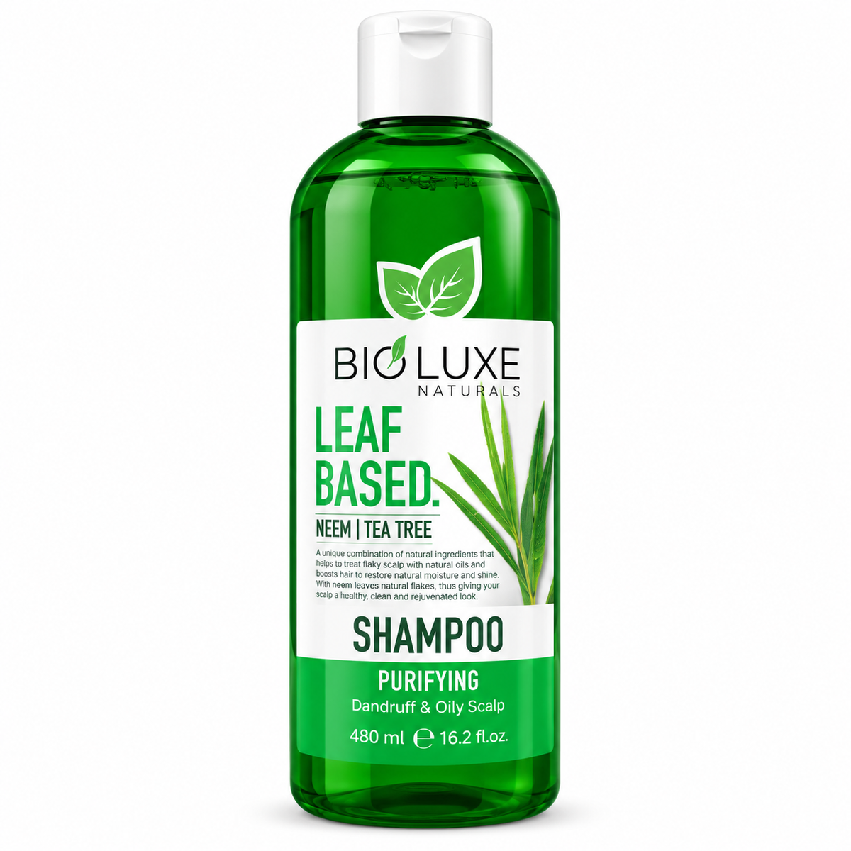 Bioluxe Leaf Based Shampoo Neem Tea Tree 480ml · Default Title