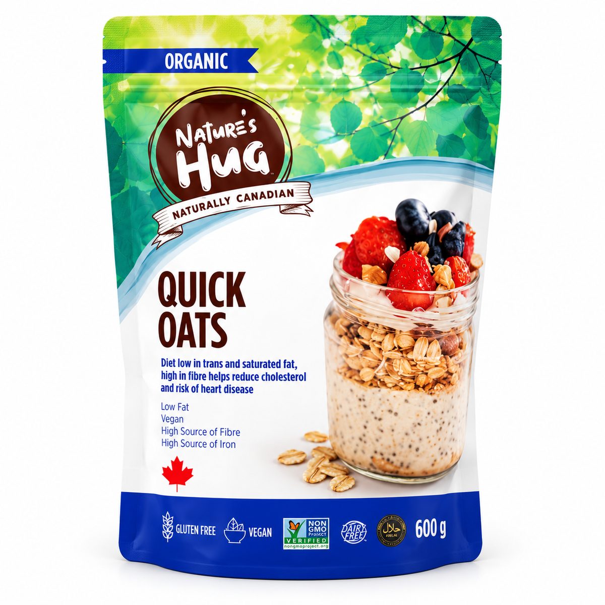 Nature's Hug Quick Oats - 600g · Default Title