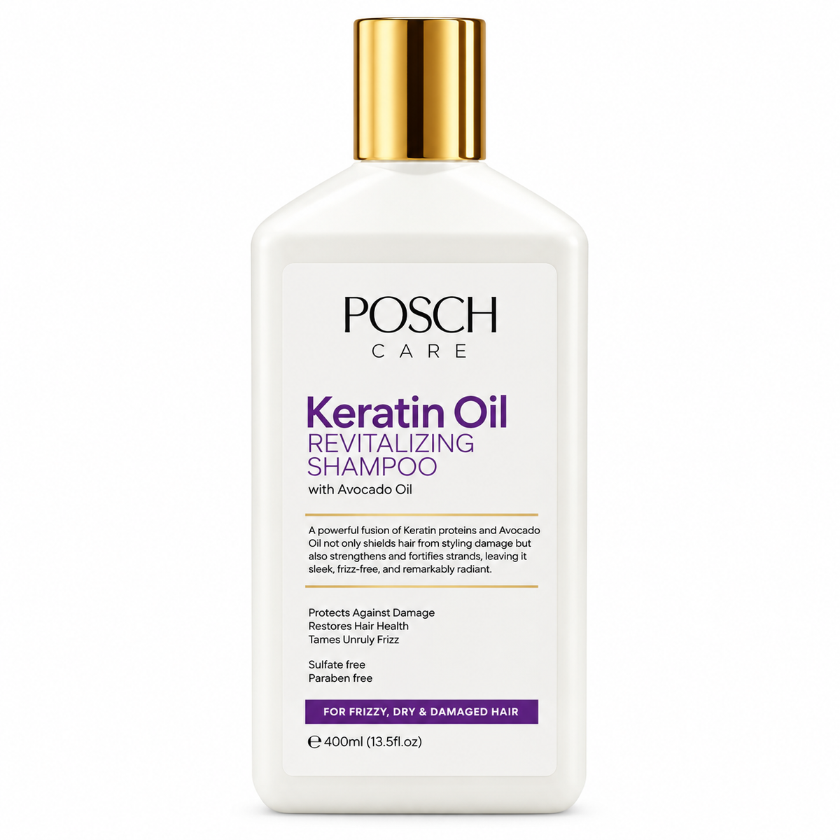 Posch Care Keratin Oil Shampoo 400ml · Default Title