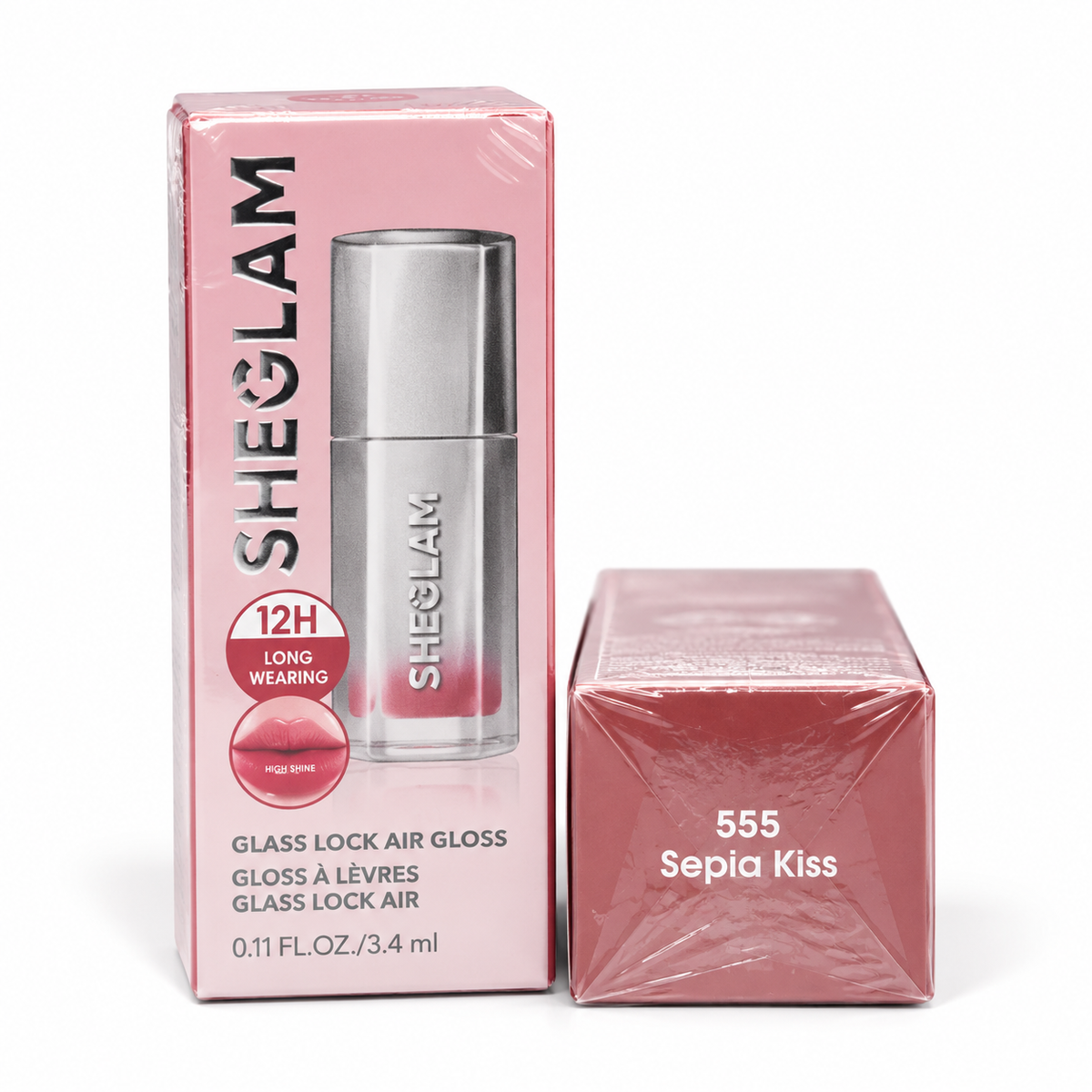 Sheglam Glass Lock Air Gloss 555 Sepia Kiss · Default Title
