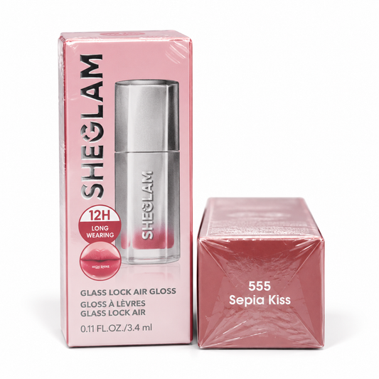 Sheglam Glass Lock Air Gloss 555 Sepia Kiss · Default Title