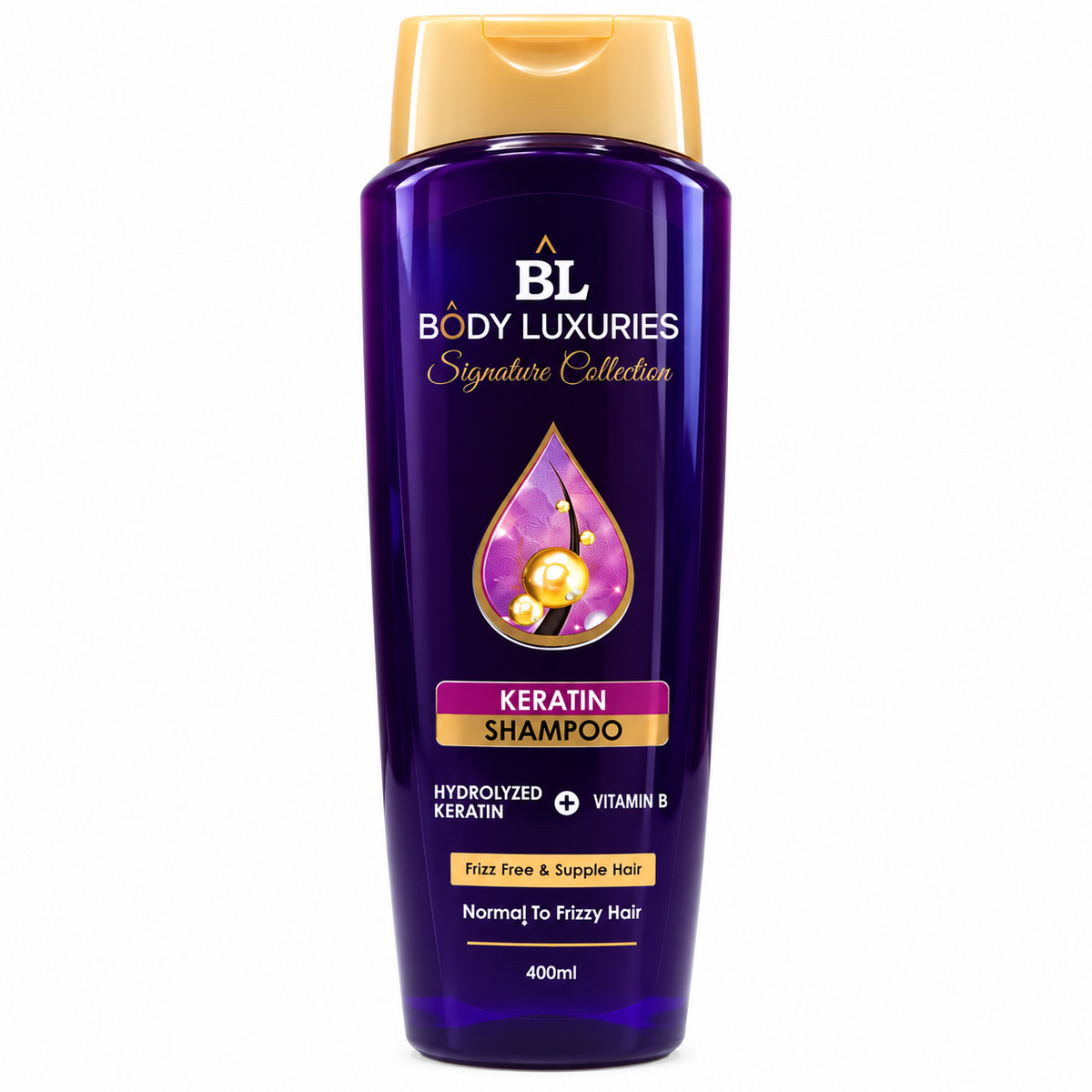 Body Luxuries Keratin Shampoo -400ml · Default Title