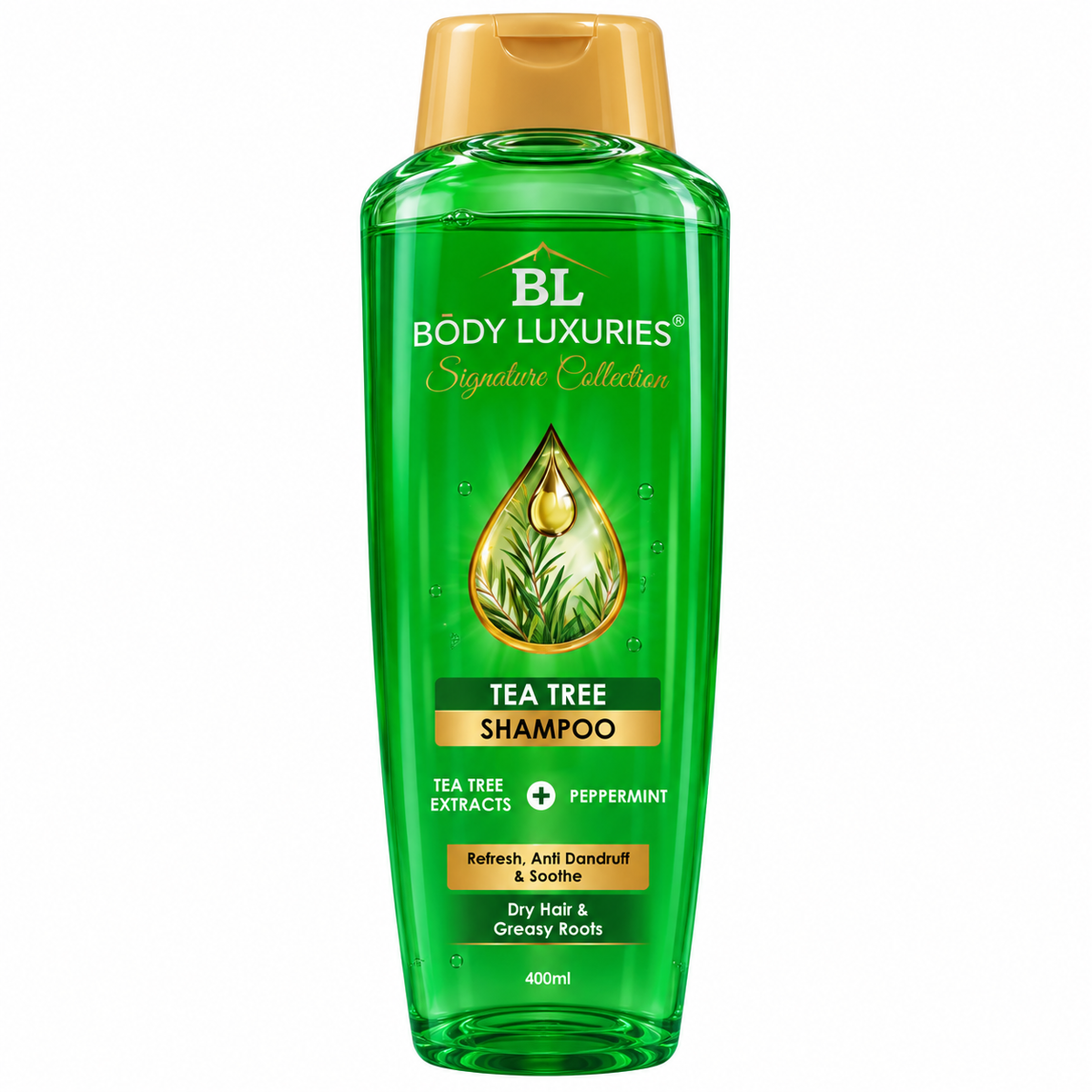 Body Luxuries Tea Tree Shampoo -400ml · Default Title