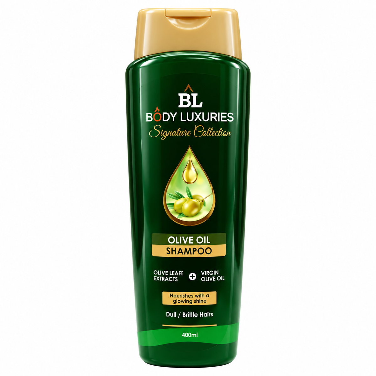 Body Luxuries Olive Oil Shampoo -400ml · Default Title