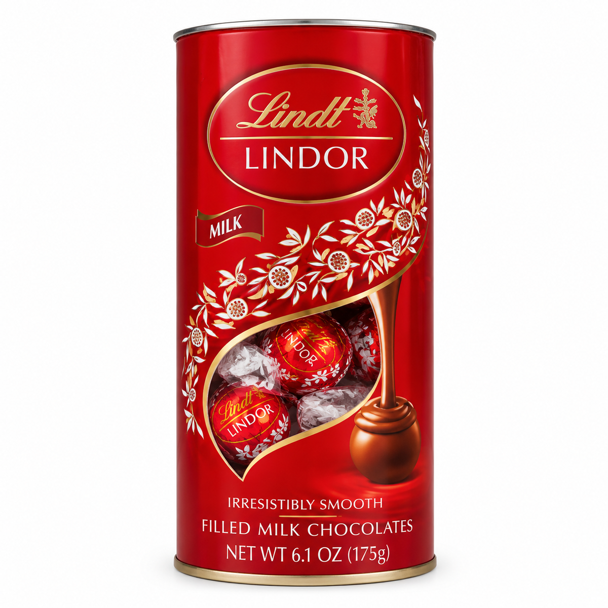 Lindt Lindor Milk Filled Chocolate Jar 175Gm · Default Title