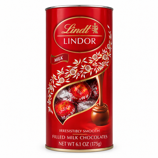 Lindt Lindor Milk Filled Chocolate Jar 175Gm · Default Title