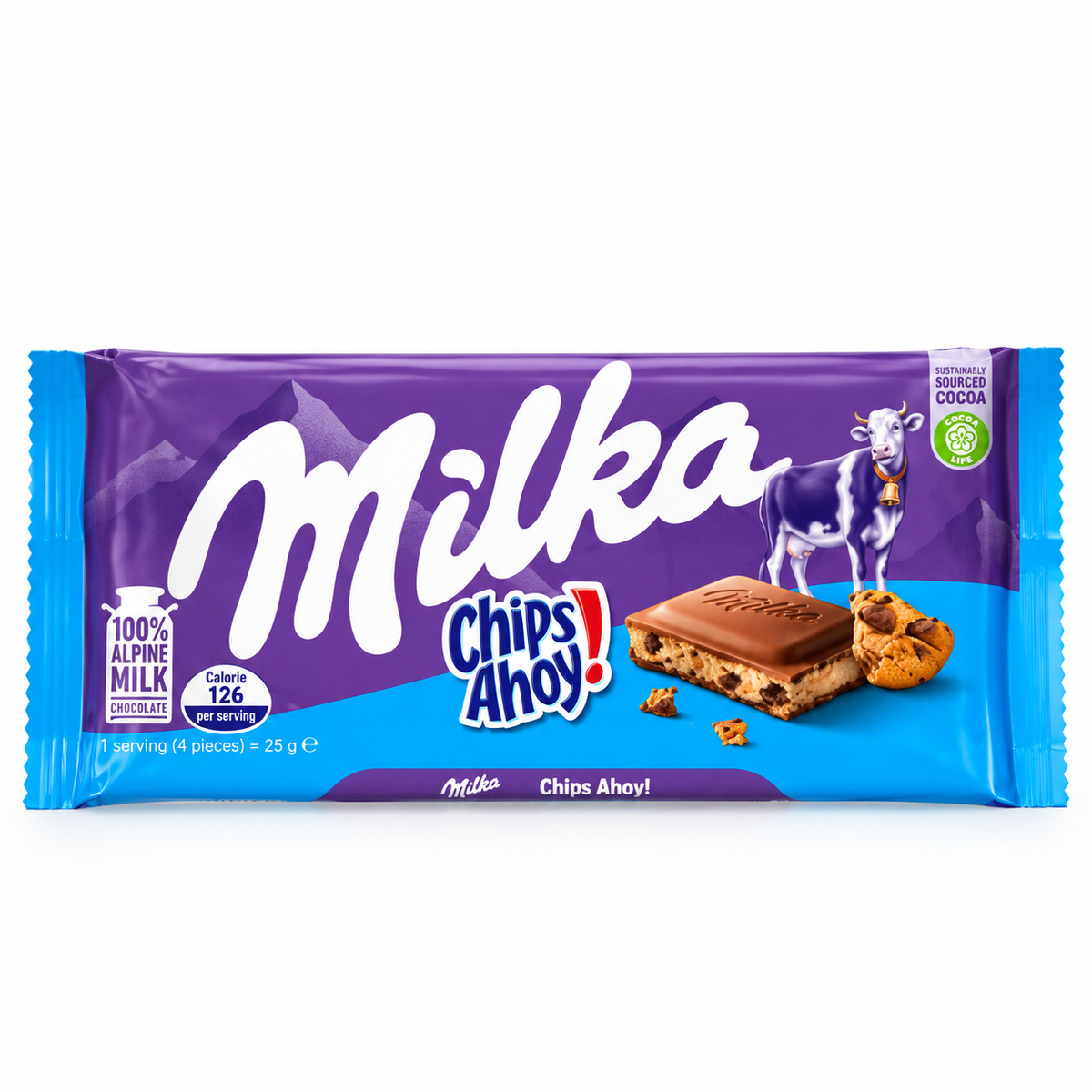 Milka Chocolate Chips Ahoy 90Gm · Default Title