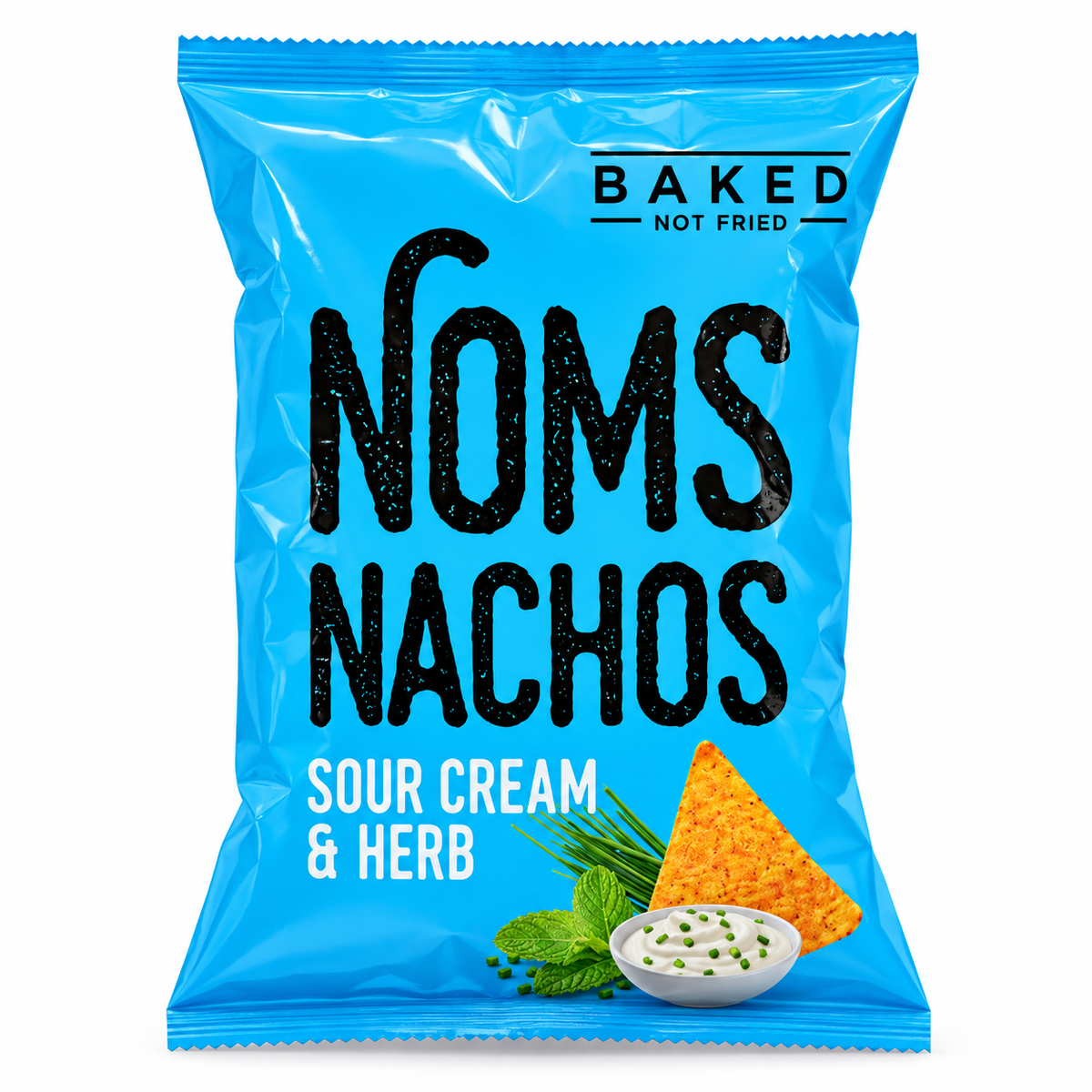 Noms Nachos Chips Sour Cream & Herb -64g · Default Title