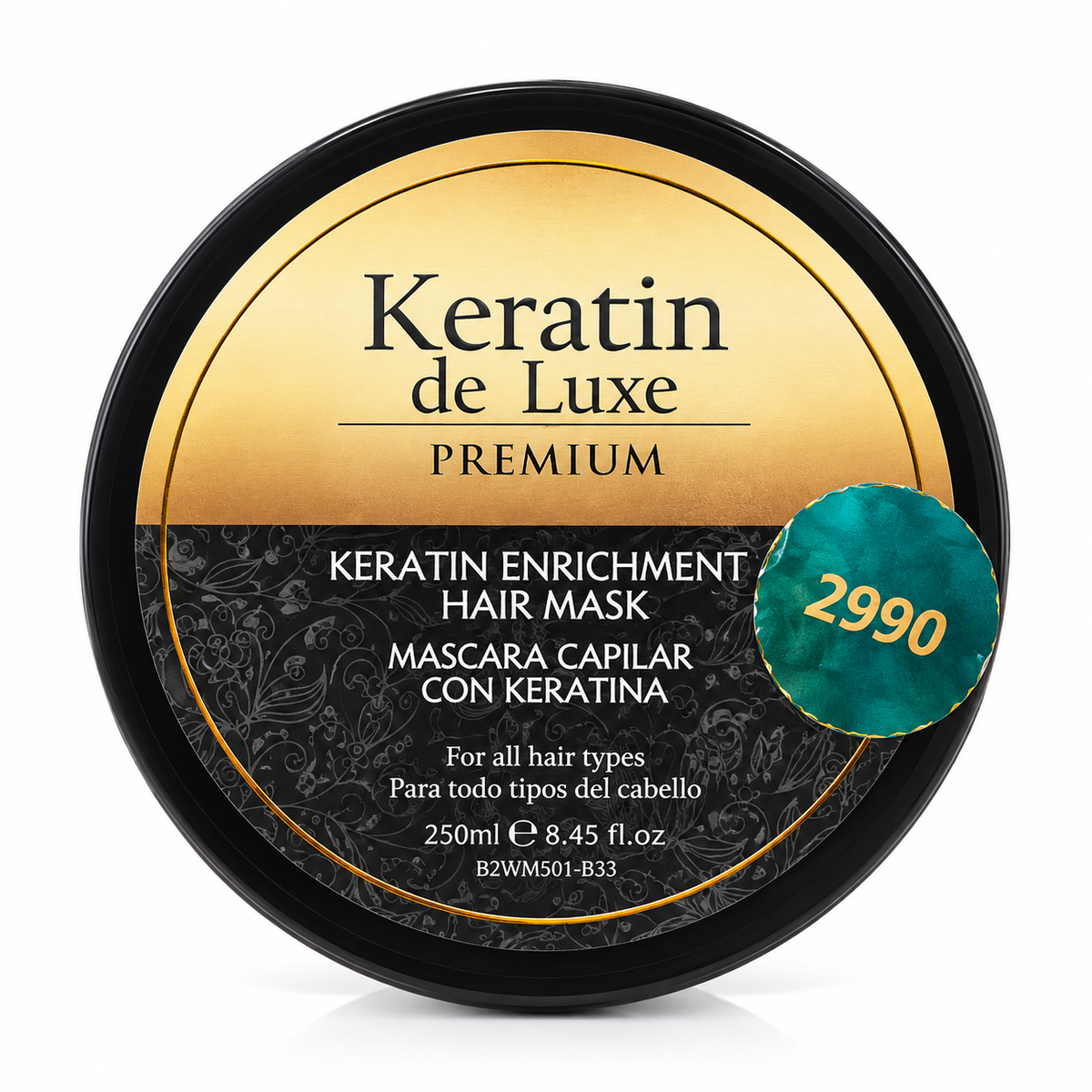 Keratin De Luxe Hair Mask -250ml- · Default Title