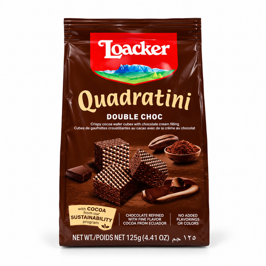 Loacker Classic Wafer Double Chocolate (Pouch) - 125g · Default Title