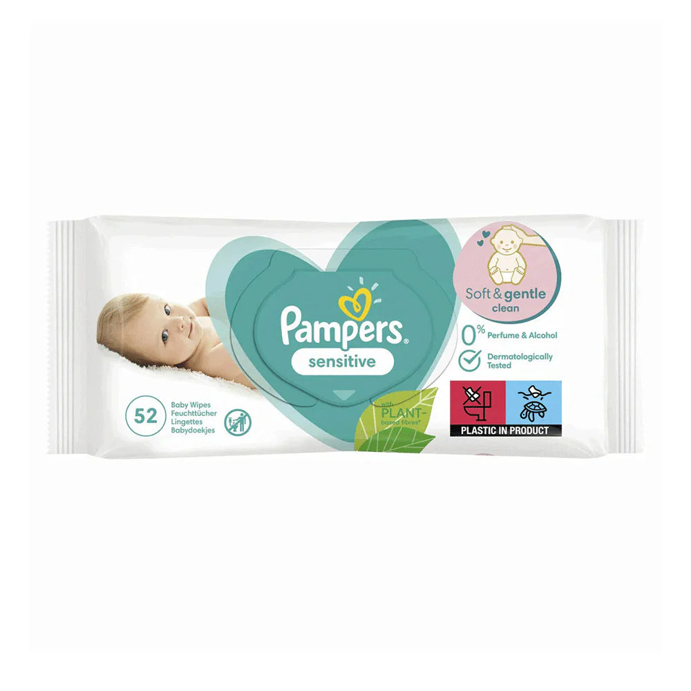 Pampers Baby Wipes Sensitive 52pc