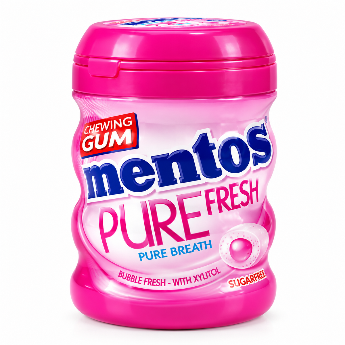 Mentos Pure Breath Fresh Chewing Gum Jar 60Gm · Default Title