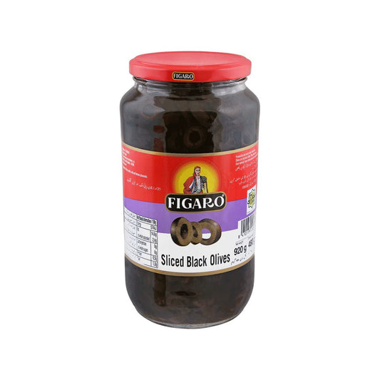 Figaro Black Olives Sliced - 920g