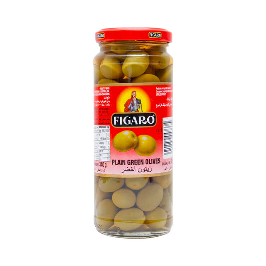 Figaro Green Olives Plain - 340g