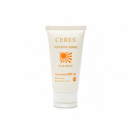 Ceres Plus White SunScreen SPF 50 -50ml · Default Title