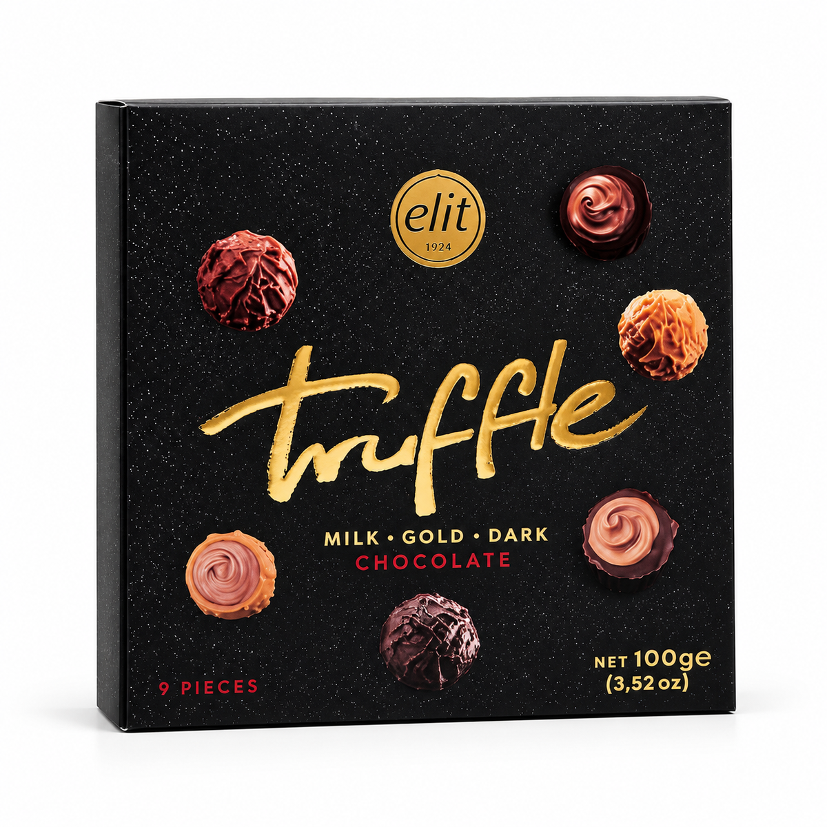 Truffle Milk Chocolate Black 100gm · Default Title