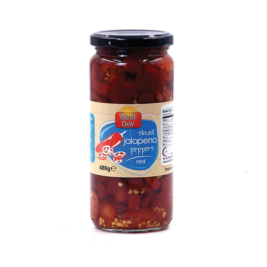 Best Day Sliced Jalapeno Red Papper -480g