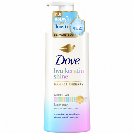 Dove Shampoo Hya Keratin Shine -380ml · Default Title