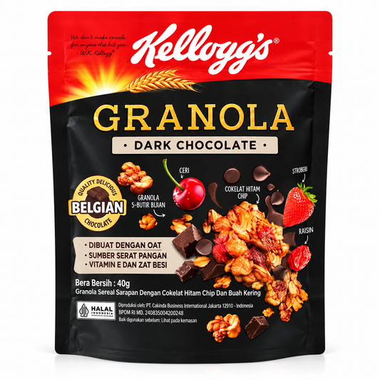 Kelloggs Granola Dark Chocolate -40gm · Default Title