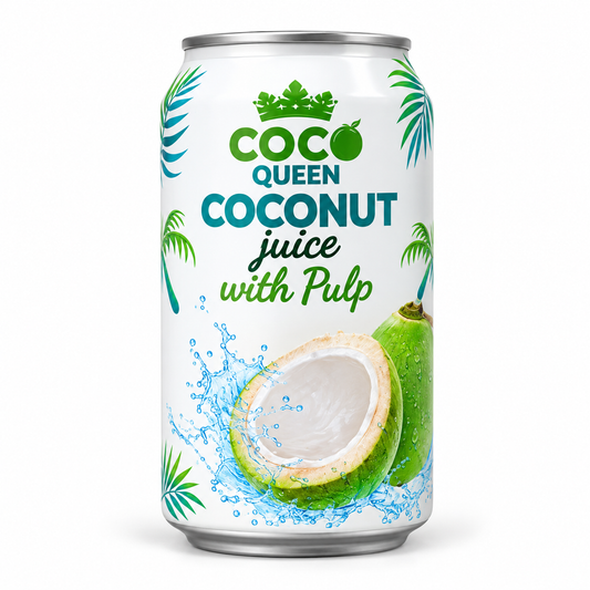 Coco Queen Coconut Juice Pulp - 310ml · Default Title
