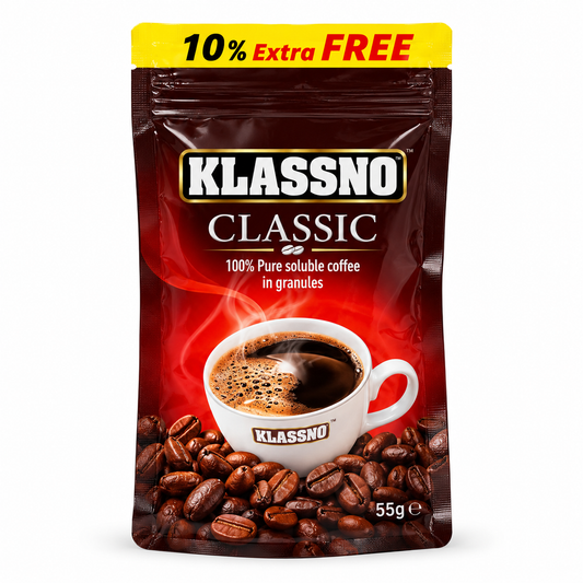 Klassno Classic 100% Pure Soluble Coffee In Granules 55gm · Default Title