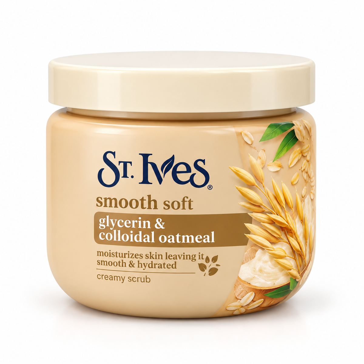 St.Lves Smooth Soft Glycerin & Colloidal Oatmeal reamy Scrub 300gm · Default Title