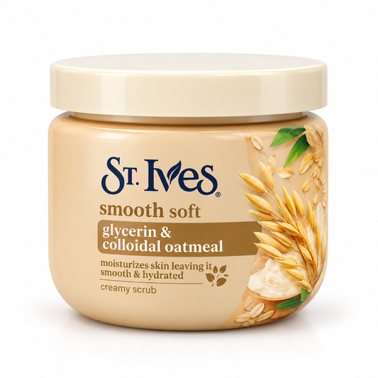 St.Lves Smooth Soft Glycerin & Colloidal Oatmeal reamy Scrub 300gm · Default Title