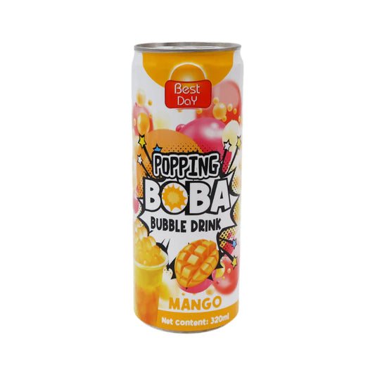 Best Day Popping Boba Bubble Drink Mango - 320ml