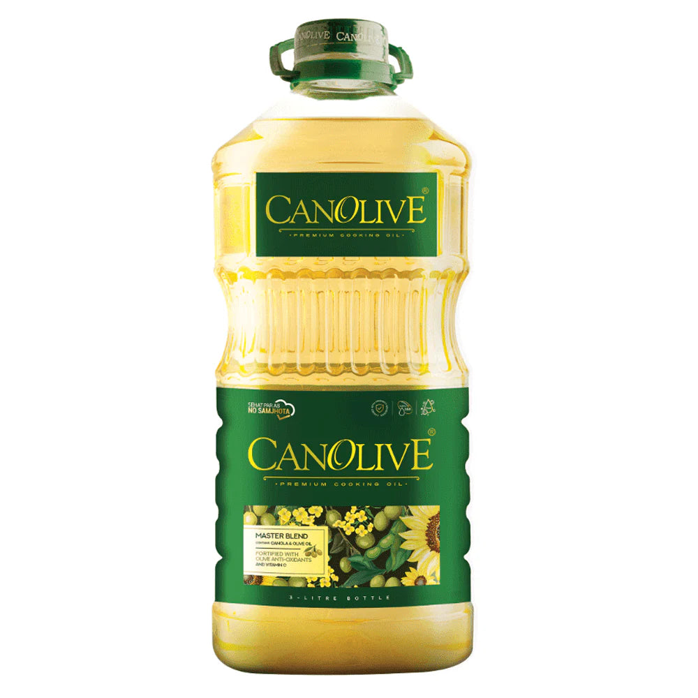 Canolive Premium Canola Cooking Oil (Bottle) - 3L