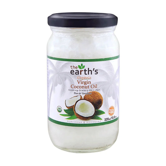 THE EARTHS BIO ORGANIC VIRGIN COCONUT OIL 320ML