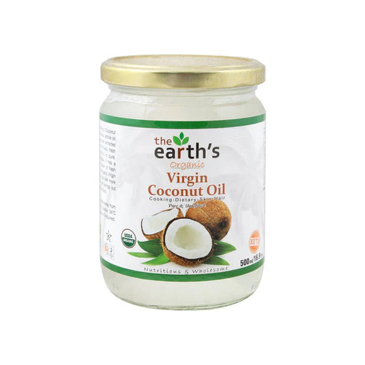 THE EARTH BIO ORGANIC VIRGIN COCONUT OIL 500ML