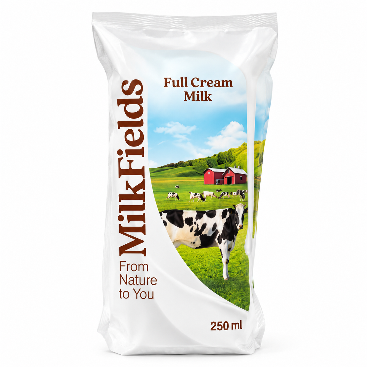 MILKFIELDS FULL CREAM 250ml Pouch · Default Title